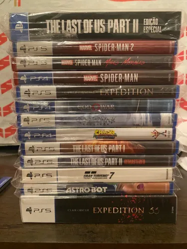 Combozão só jogão de Playstation 4 e 5 incluindo alguns com Edições Steelbook.