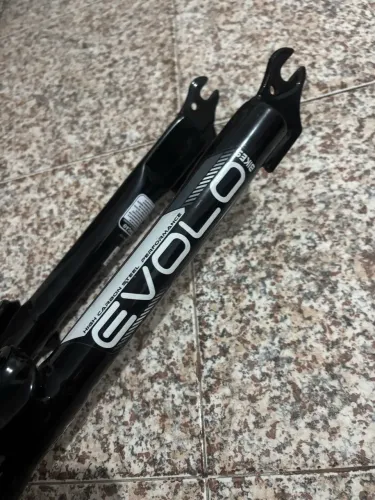 Garfo Suspensão 26? Aço Ahead Set p/ Disco e V-Brake - Novo