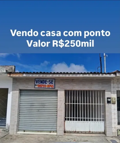 Vende-se uma casa com ponto comercial