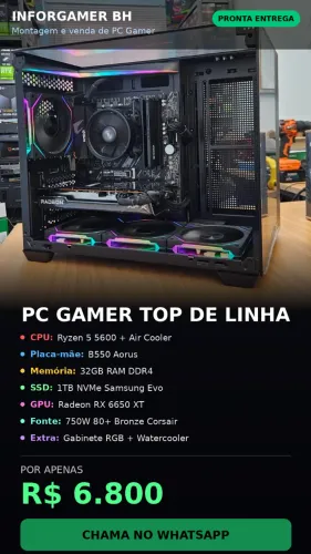 Pc gamer para lives