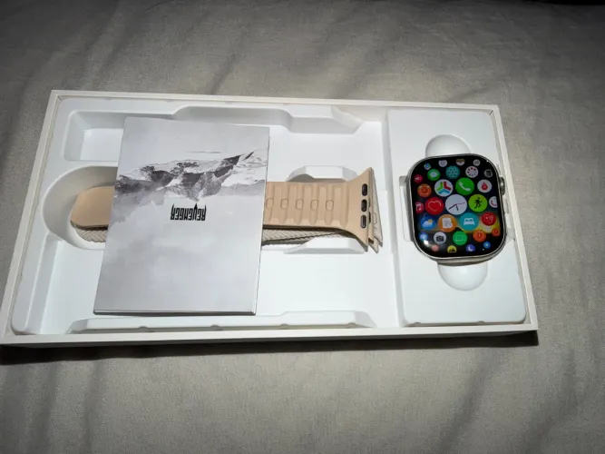 Smartwatch Revenger RG-W72 Prata de 47.7 mm com 2 Pulseiras