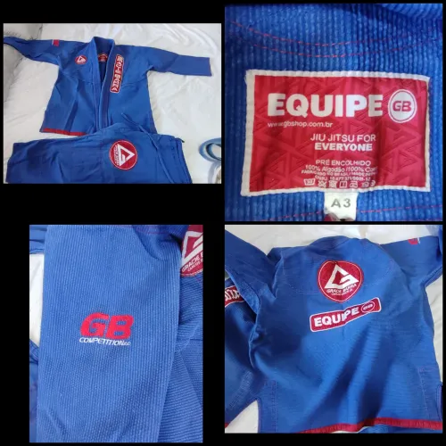 KIMONO GB A3 AZUL COMPETITION GRACIE BARRA
