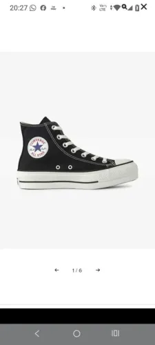 Tênis Chuck Taylor All Star Move Converse Cano Longo
