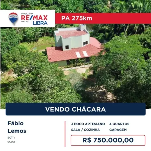 IMOBILIÁRIA LIBRA VENDE CHÁCARA 