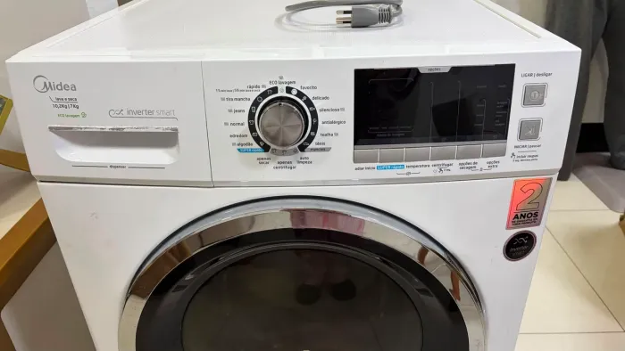 Lava e Seca Midea Inverter Smart 10,2kg/7kg - Leia a descrição