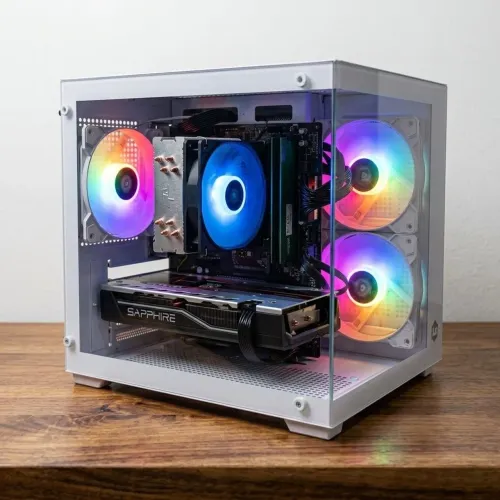 PC GAMER RYZEN 5 5500 16GB RAM RX 570 4GB AMD JOGOS