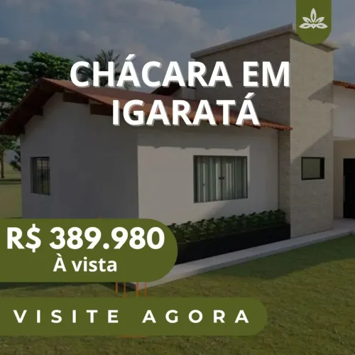 ÚLTIMAS UNIDADES DE CHÁCARA EM IGARATÁ