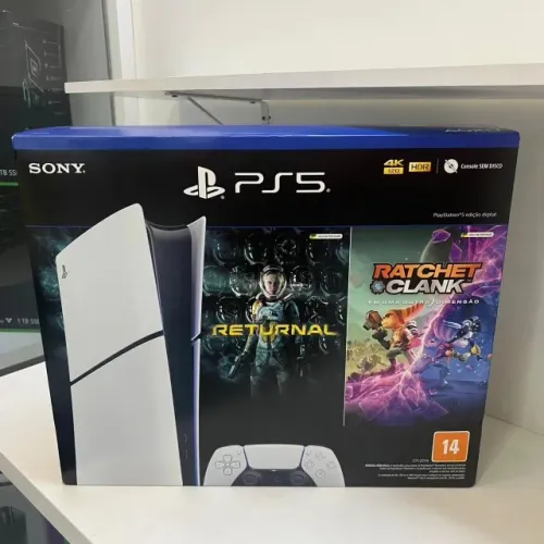 PS5 Slim Digital Semi Novo com Garantia - Pegamos Videogames - Cartão Até 12x -Loja Física