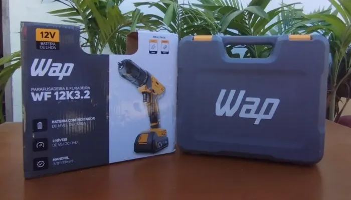 ? Parafusadeira/Furadeira WAP 12V Completa