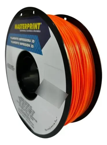 Filamento Abs Masterprint Laranja De 1.75 Mm Para Impressora 3d