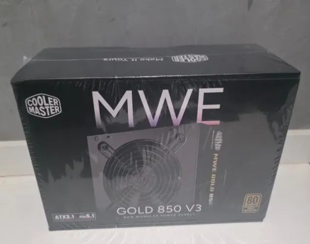 FONTE 850W COOLER MASTER 80 PLUS GOLD (LACRADA)