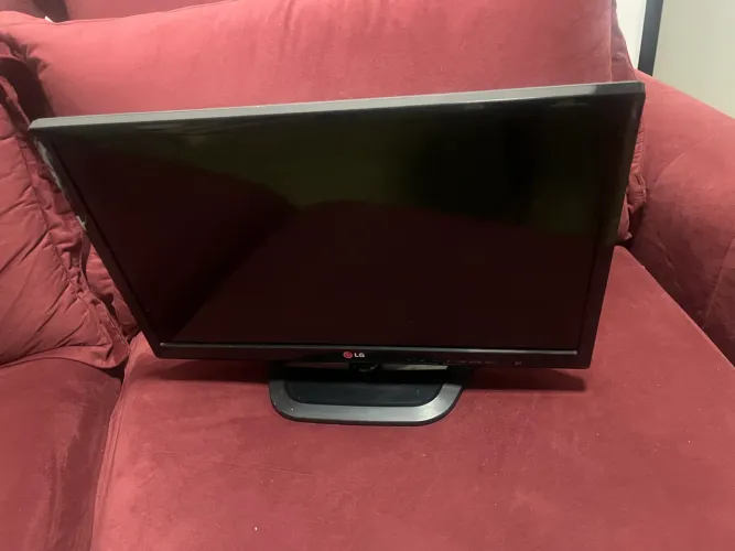 Monitor Tv Lg 22ma33n Led Hdmi Usb Conversor Digital* Preto 100/240v (Usado)