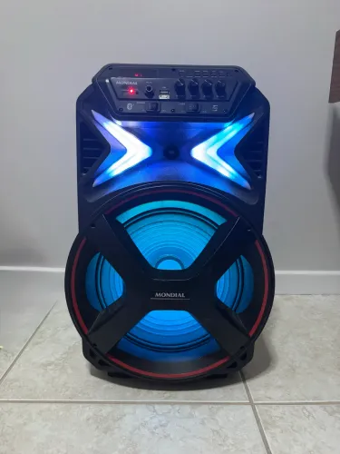 Caixa Som Mondial CM 400 W RMS Portátil
