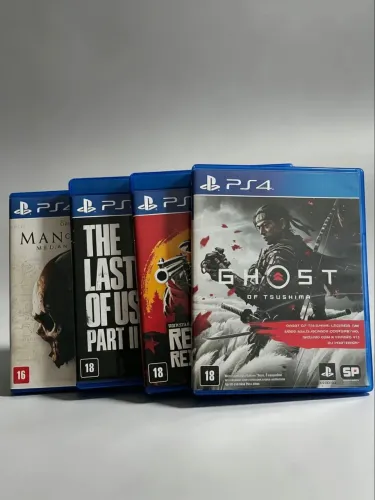 Kit 4 jogos ps4