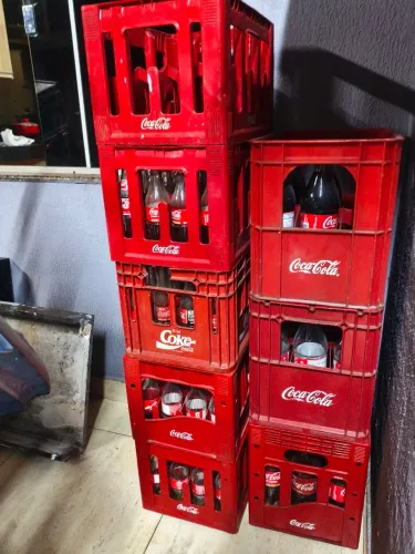 Vasilhames de Coca cola