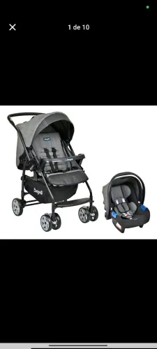 Carrinho para bebe + bebe conforto