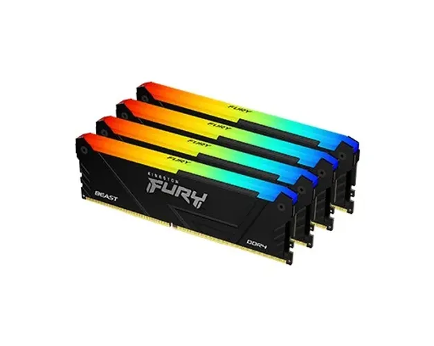 Kit 4x 8GB RAM DDR4 FuryBeast 3600MHz - 32GB Turbo para Games e Alta Performance