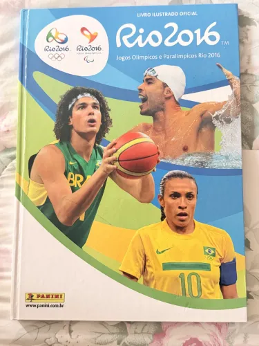Álbum Rio 2016 jogos paralímpicos capa dura