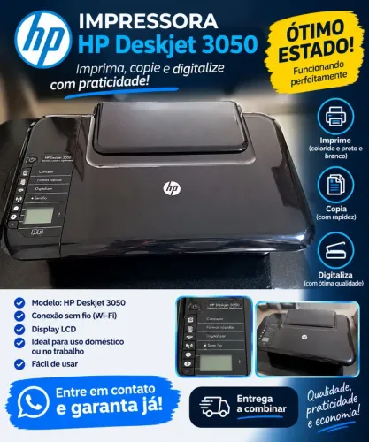 IMPRESSORA HP DESKJET 3050 - APENAS R$ 170!