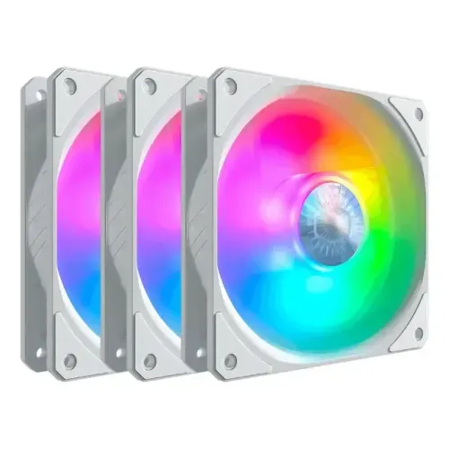 Kit 3x fans de gabinete Cooler Master SickleFlow ARGB 120mm