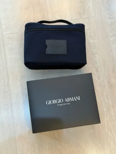 blue man vanity necessaire giorgio armani frasqueira