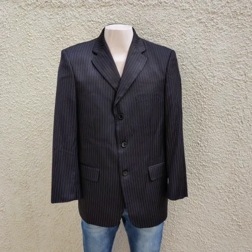 Blazer masculino Cia do terno risca de giz