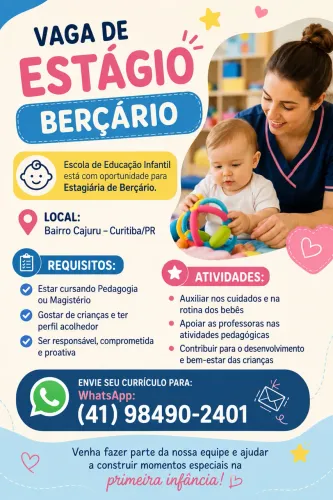 Auxiliar de educação infantil