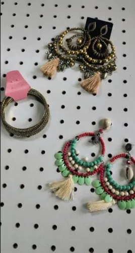 Kit de maxi brincos e pulseira Boho Karina Silveira
