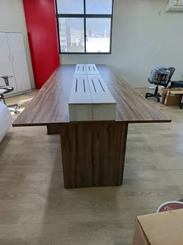 estações de trabalho(06 lugares) novinhas, marca artesano