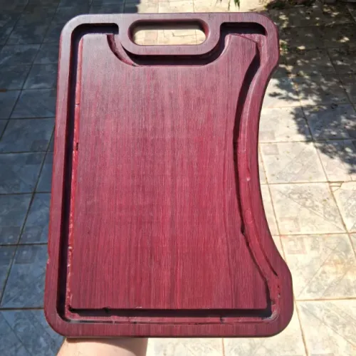 Tábua de Churrasco Roxinho Maciço (Opção de Gravação a Laser)