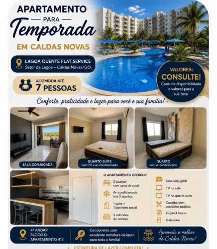 Aluguel temporada CALDAS NOVAS/GO