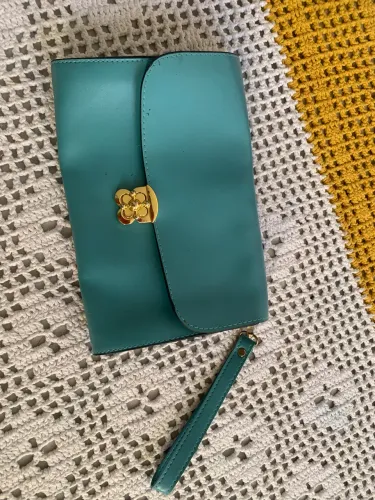 Bolsa verde água