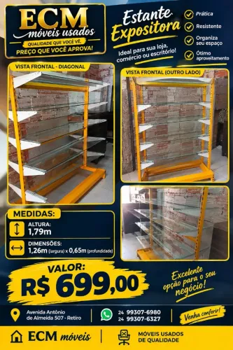 Estante expositora