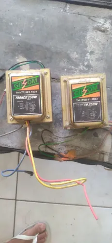 Transformador Tronco 250W Gilsom p/ Som Automotivo - Potente!