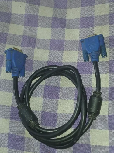 Cabo VGA 1,44m Bobinado - Funcionando Perfeitamente<br>