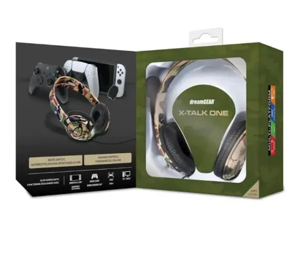 Dreamgear 57380 Fone de Ouvido Headset X-Talk Para Xbox Serie X/S Camuflado - Xb