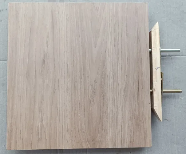 Prateleira Invisível Quadrada Mdf Carvalho 35x4 Cm Nova