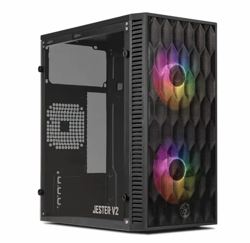 Gabinete gamer com 2 fans rgb 