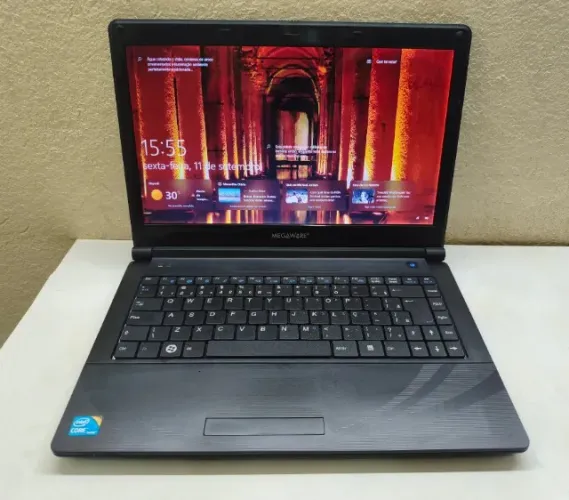 Notebook Megaware i5, 6GB ram, HD 500GB. Ótimo estado conservação. Tudo OK. Bateria 1H