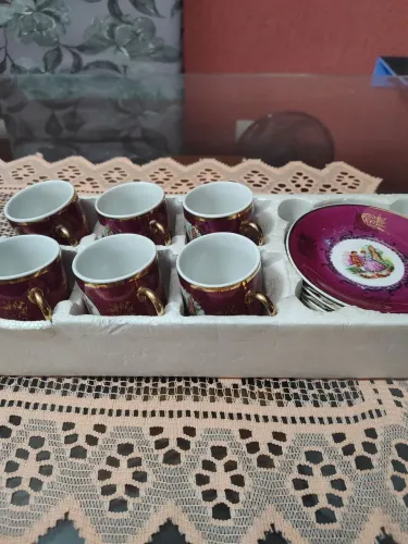 Jogo de café com 12 peças