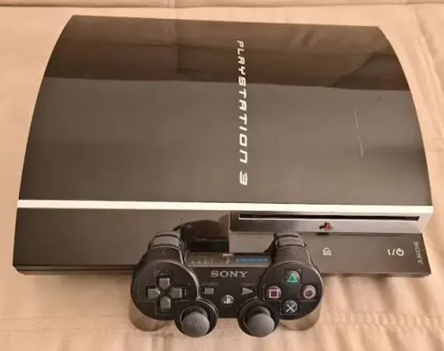 PlayStation 3 + Controle Original + Cabo de Energia + Cabo USB do Controle