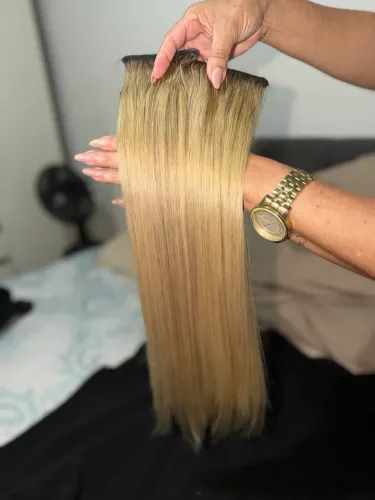 Mega hair loiro: cabelo Brasileiro do Sul natural e de qualidade