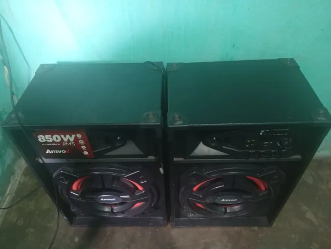 Vendo caixas de som anvox 850rms