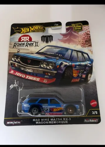 Hot Wheels Premium Car Culture Ronin Run II - Mad Mike Mazda RX-3 Wagon