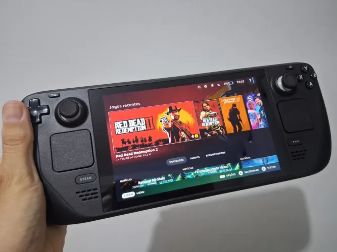 Troco Steam deck por tablet sansung s10 FE