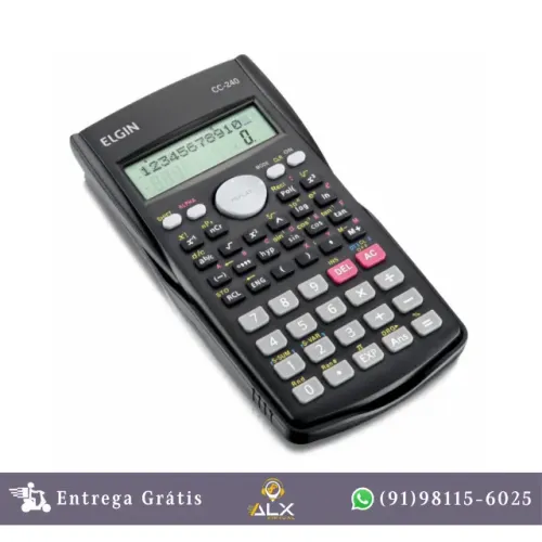 Calculadora Cientifica 240 Funcoes Cc240 Preta *ENTREGA GRÁTIS*