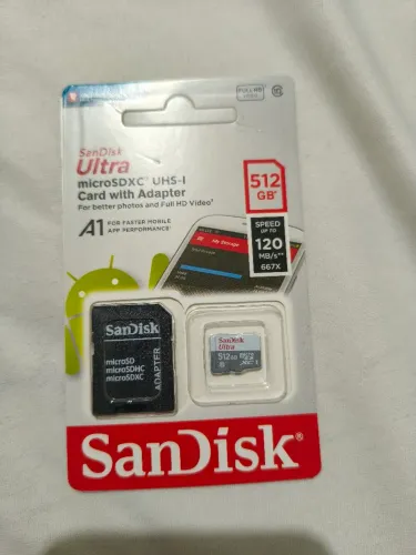 Cartão de memória 512 GB