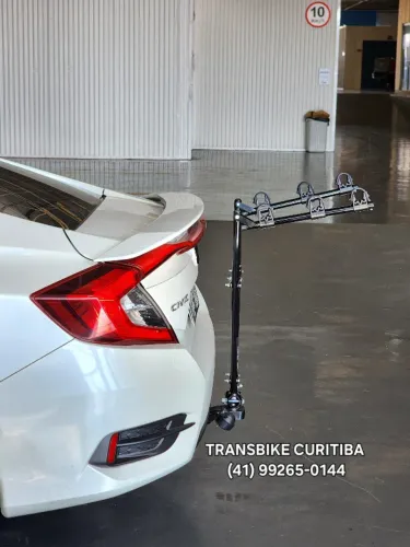 Transbike 3 Bicicletas Suporte Modelo V Pronta Entrega em Curitiba Fabrica Nacional