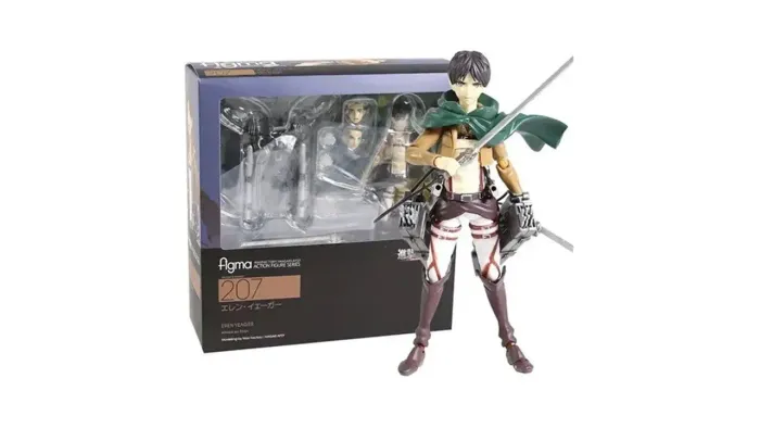 Action figure Eren Yeager Firma 207 - Coleção Attack on Titan