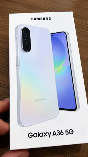 Samsung a36 5g impecavel em estado de novo com carregador,caixa tudo original